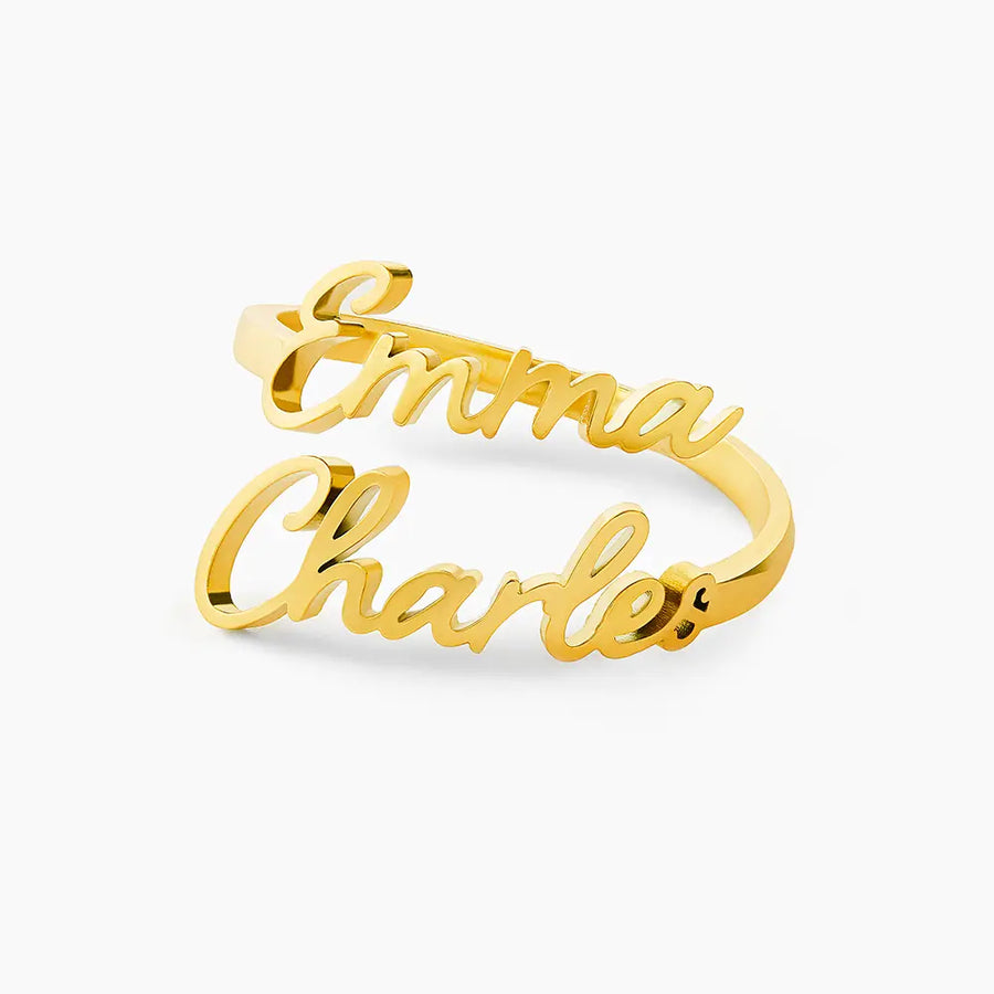 Anello personalizzato con nomi