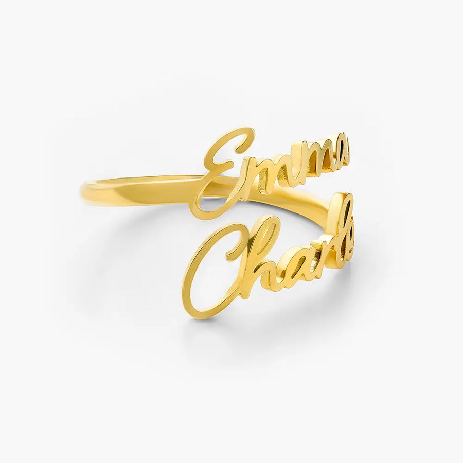 Anello personalizzato con nomi