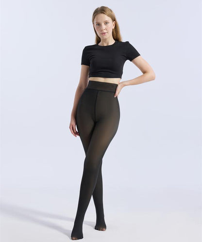 Collants Douillets Hiver – Tights Thermiques Hauts en Taille, Opaque et Confortable