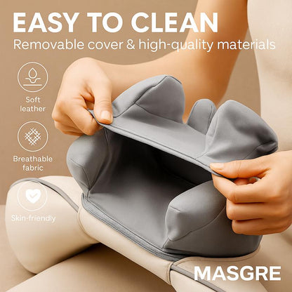 SOFT™ – Le Premier Masseur 6D Chauffant Sans Fil pour Nuque & Épaules