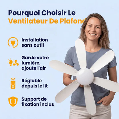Ventilateur de plafond