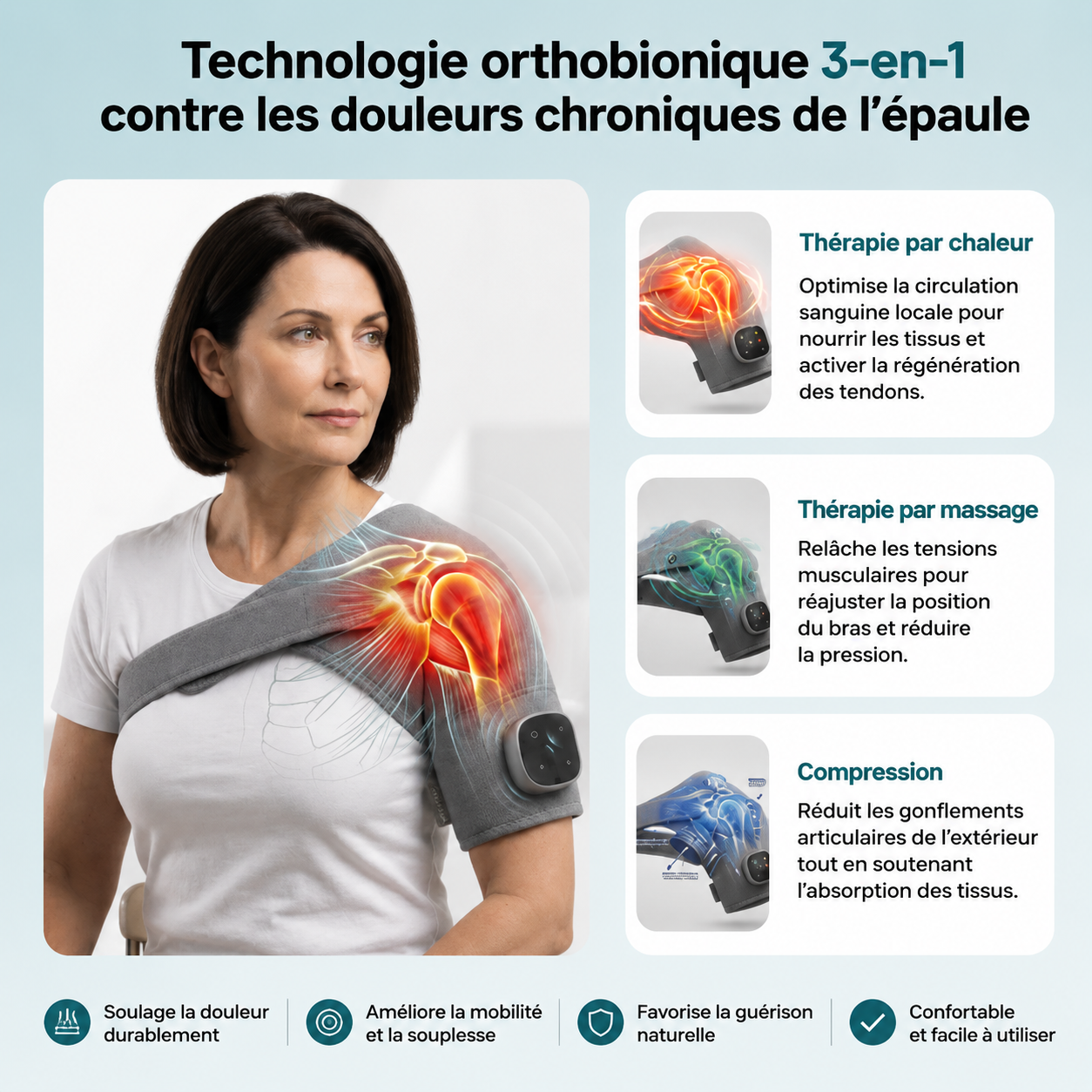 ÉpaulZen™ Pro - Soulage durablement vos douleurs d'épaule en seulement 12 minutes par jour.