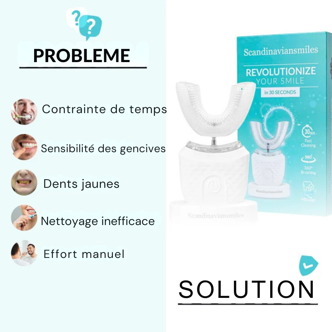 Un sourire éclatant en seulement 30 secondes par jour !