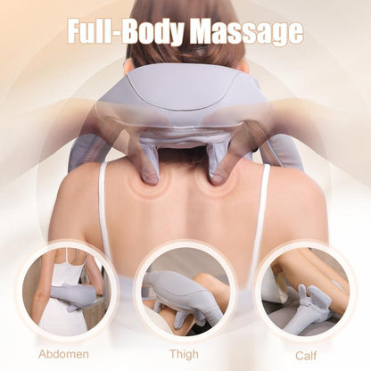 SOFT™ – Le Premier Masseur 6D Chauffant Sans Fil pour Nuque & Épaules