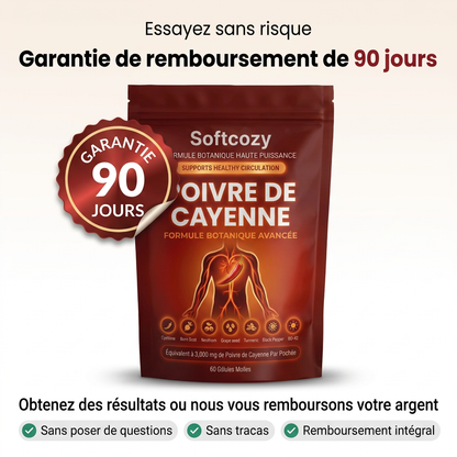Softcozy Capsaïcine Active® – Réactive ta circulation naturelle