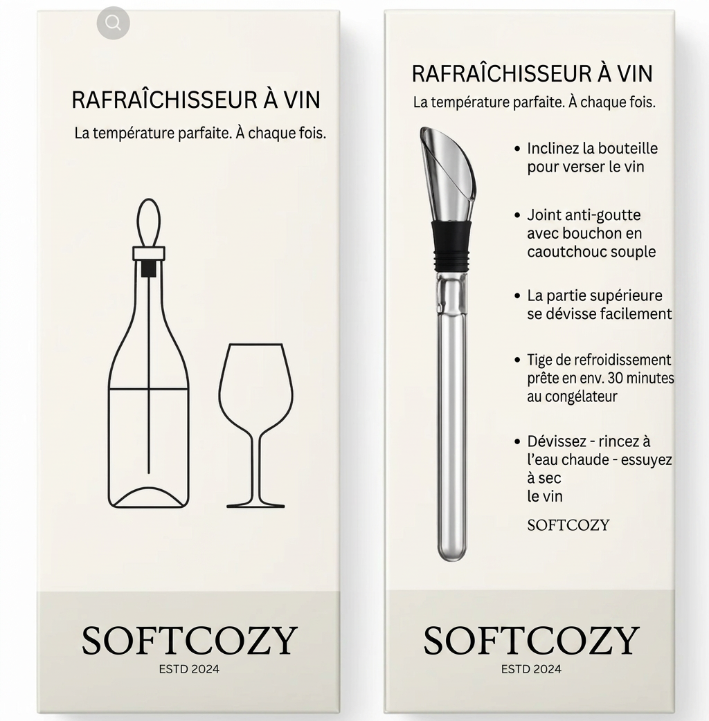 Refroidisseur de Vin Premium – Gardez votre vin à la température parfaite